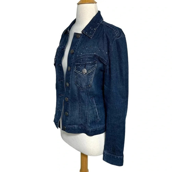 Gitano M embellished blue jean jacket - Picture 5 of 9